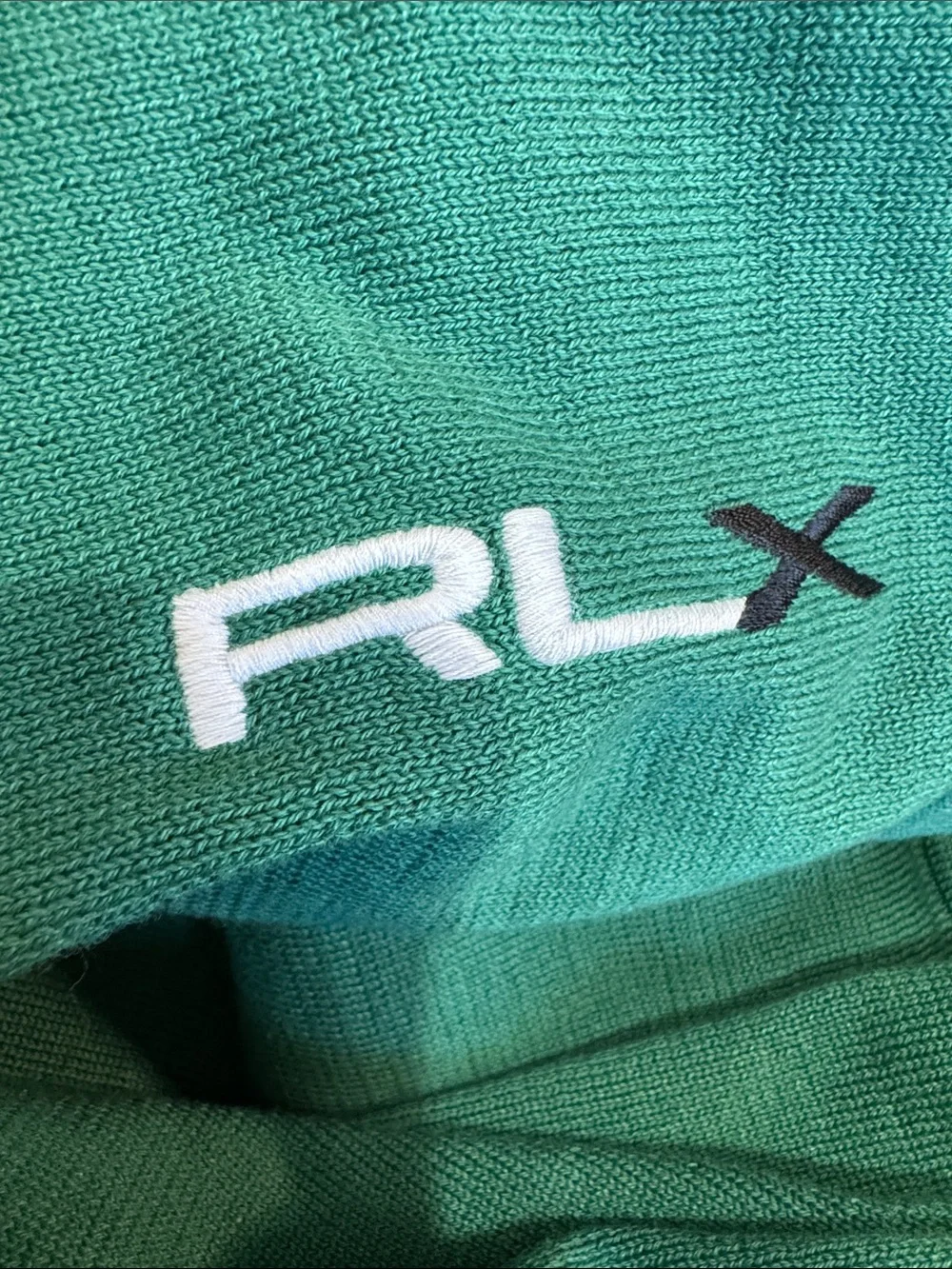 Ralph Lauren Green Half-Zip Pullover Sweater #569